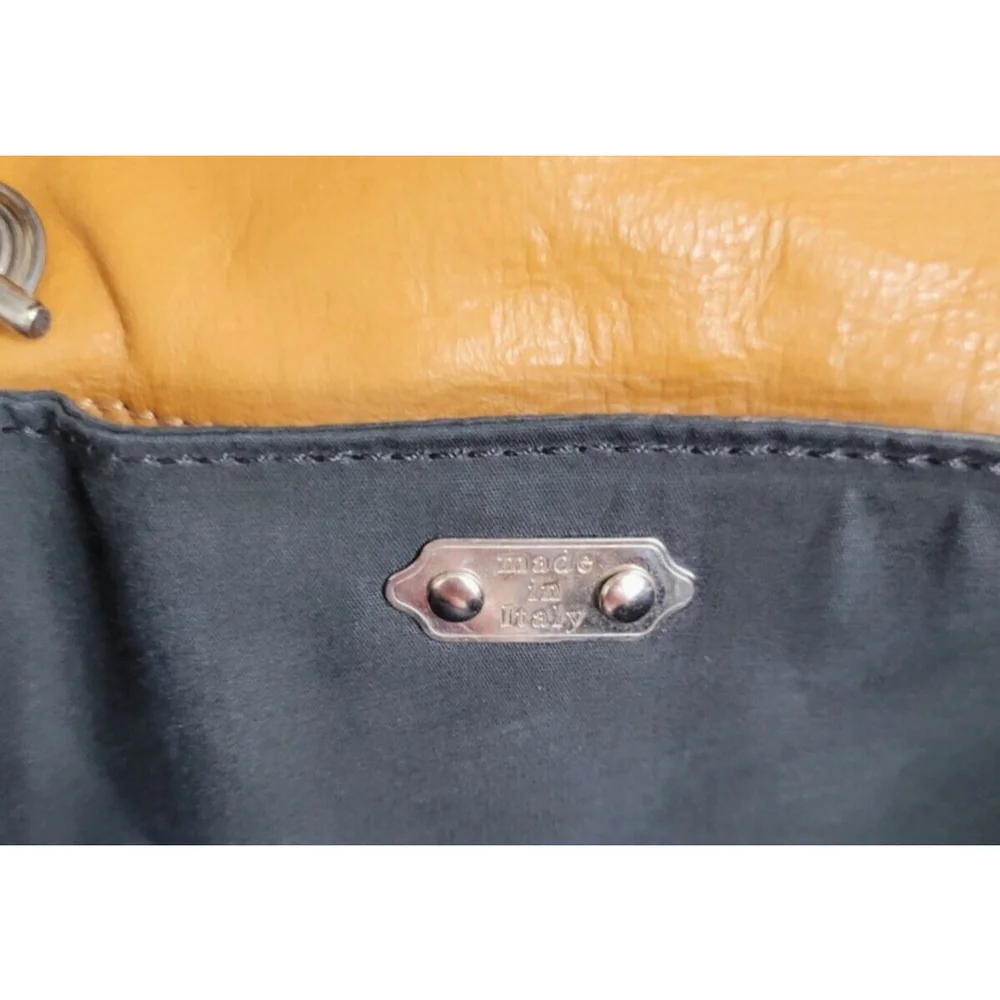 JC De Castelbajac Made In Italy‎ Flag Leather Purse
